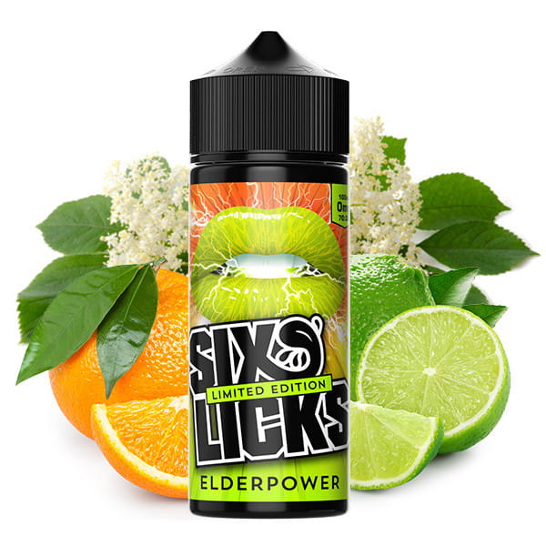 Six Licks - Elderpower Limited Edition 100ml - 0mg/ml