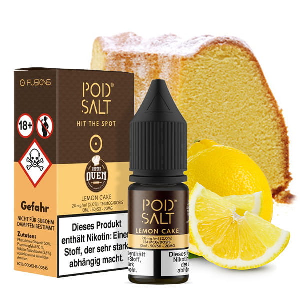 Pod Salt - Lemon Cake 20mg Nikotinsalz Liquid