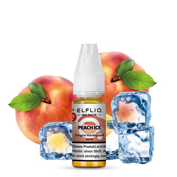 ELFBAR Liquid Peach Ice ELFLIQ Nikotinsalz Liquid 10ml
