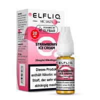 ELFBAR Liquid Strawberry Ice Cream ELFLIQ Nikotinsalz Liquid 10ml