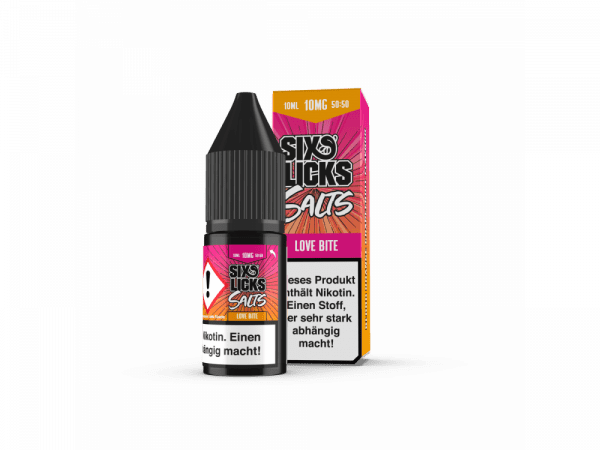 Six Licks - Love Bite - Nikotinsalz Liquid