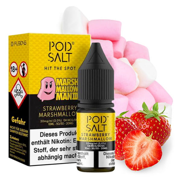 Pod Salt - Strawberry Marshmallow 20mg Nikotinsalz Liquid