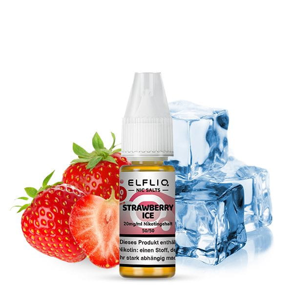 ELFBAR Liquid Strawberry Ice ELFLIQ Nikotinsalz Liquid 10ml