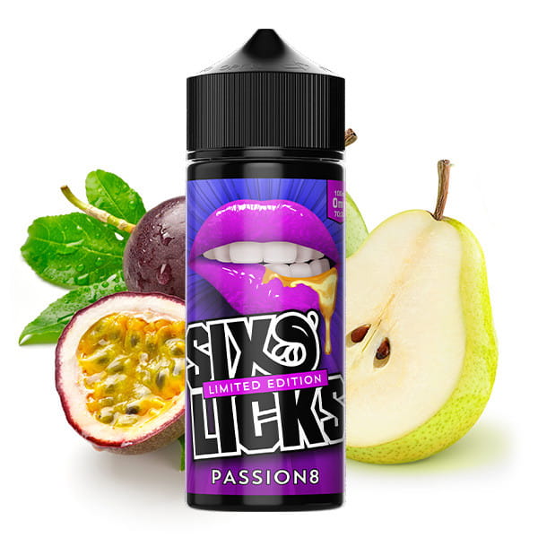Six Licks - Passion 8 Limited Edition 100ml - 0mg/ml